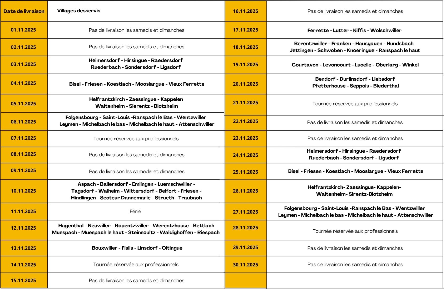 Tournée Litzler Novembre Tournée Litzler Novembre 2025