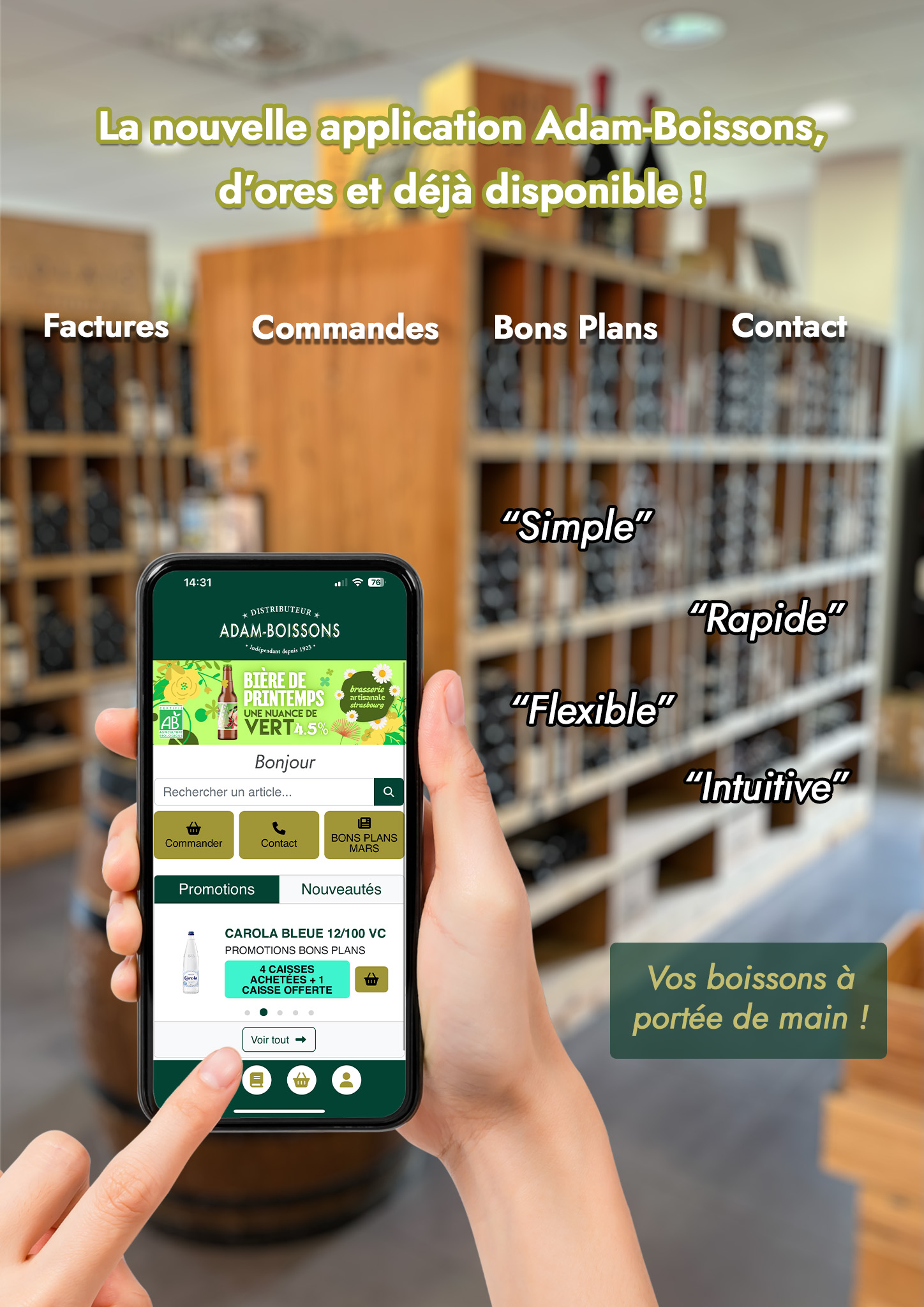 Visuel application site internet