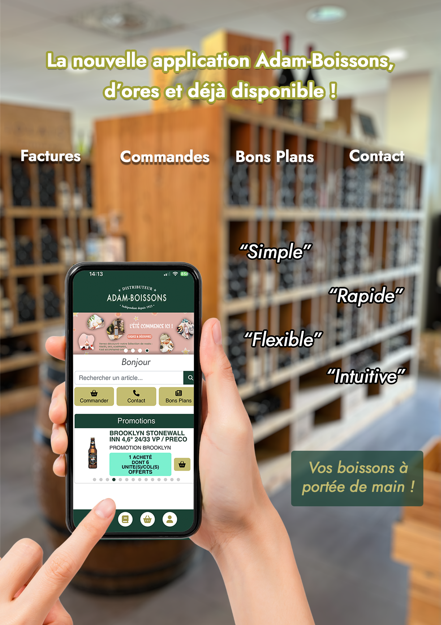 Visuel application site internet